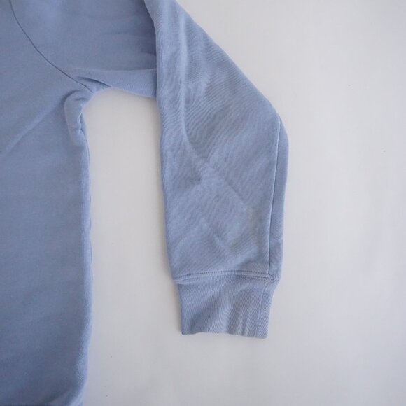 Vintage Basic Editions Blue Cat Birdhouse Embroidered Sweatshirt Cottagecore M - Picture 4 of 10